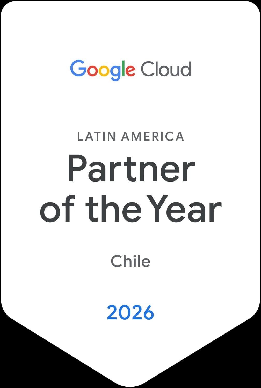 Latin America · Chile 2026 award badge